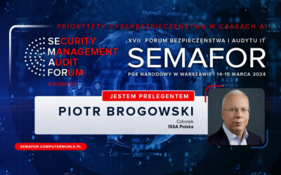 Zapraszamy do odwiedzenia naszego stoiska na SEMAFOR – XVII Forum Bezpieczeństwa i Audytu IT na PGE Narodowy